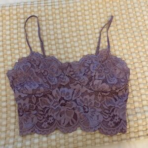 Lace crop top